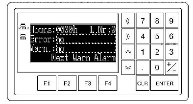 Terminal cu tastatura pentru monitorizare parametri locomotiva